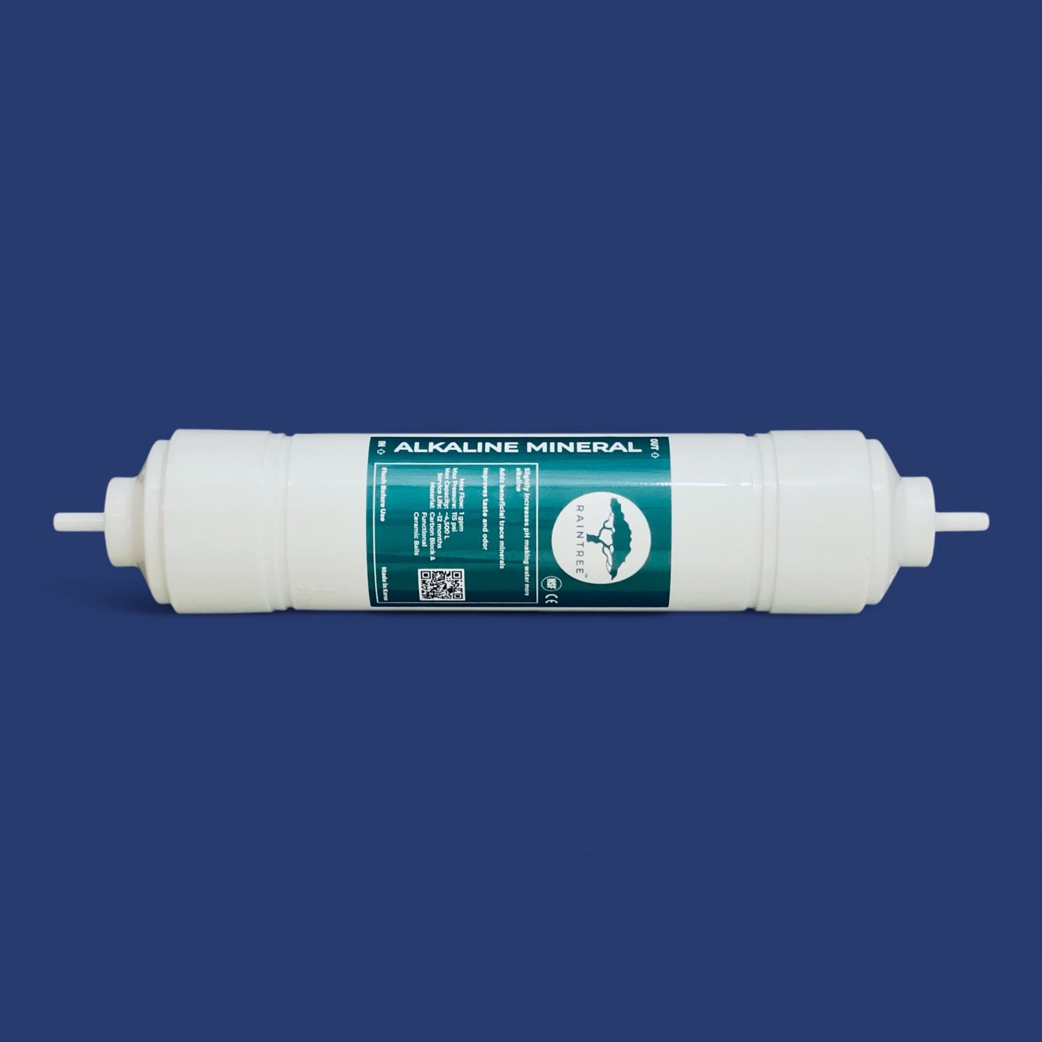 Alkaline Mineral carbon block water filter. Used for water coolers and undersink water filtration systems.