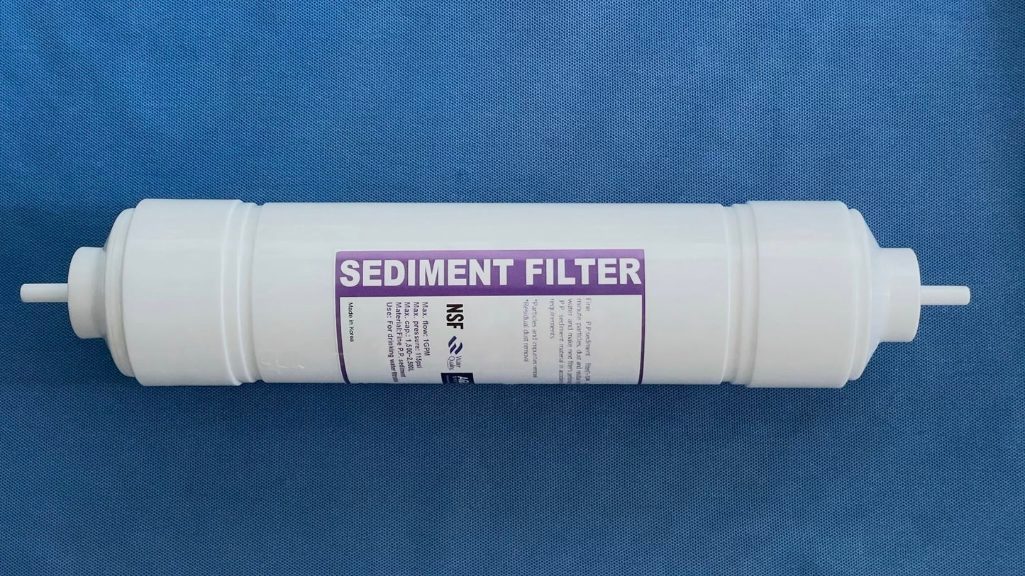 One Sediment Filter