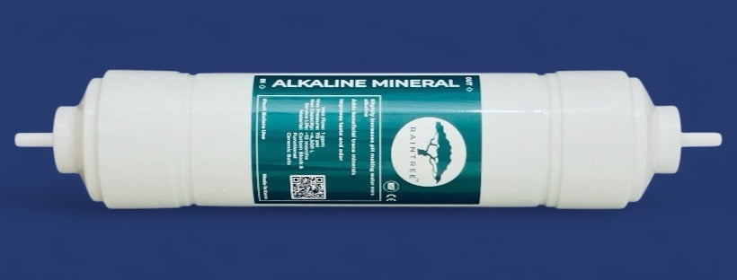 Alkaline Mineral Carbon block water filter. Used for water coolers and undersink water filtration systems.