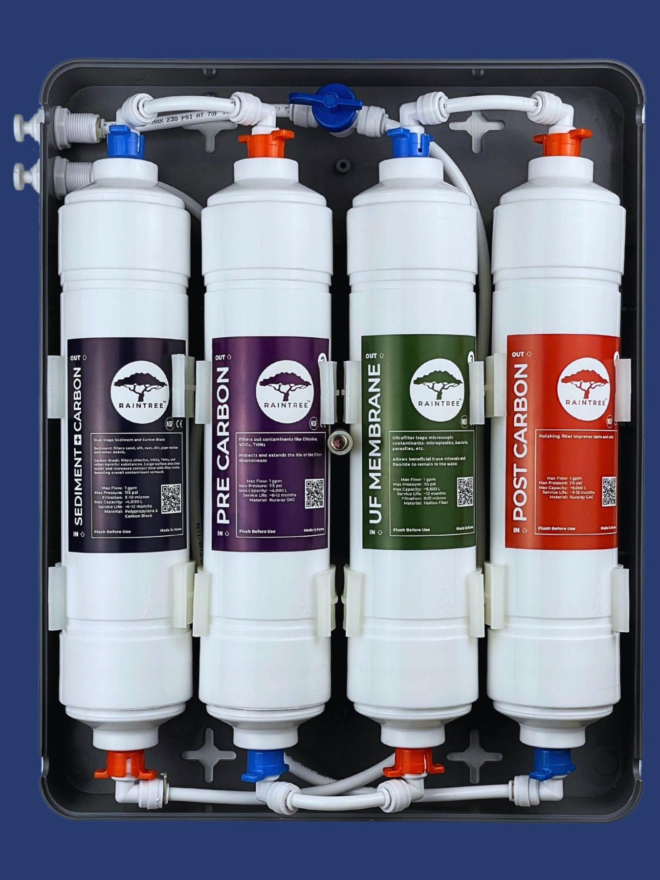 Under-Sink Ultrafiltration (UF) Filtered Drinking Water System