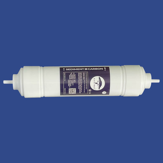 Raintree sediment + carbon block filter for water cooler and undersink water filtration systems