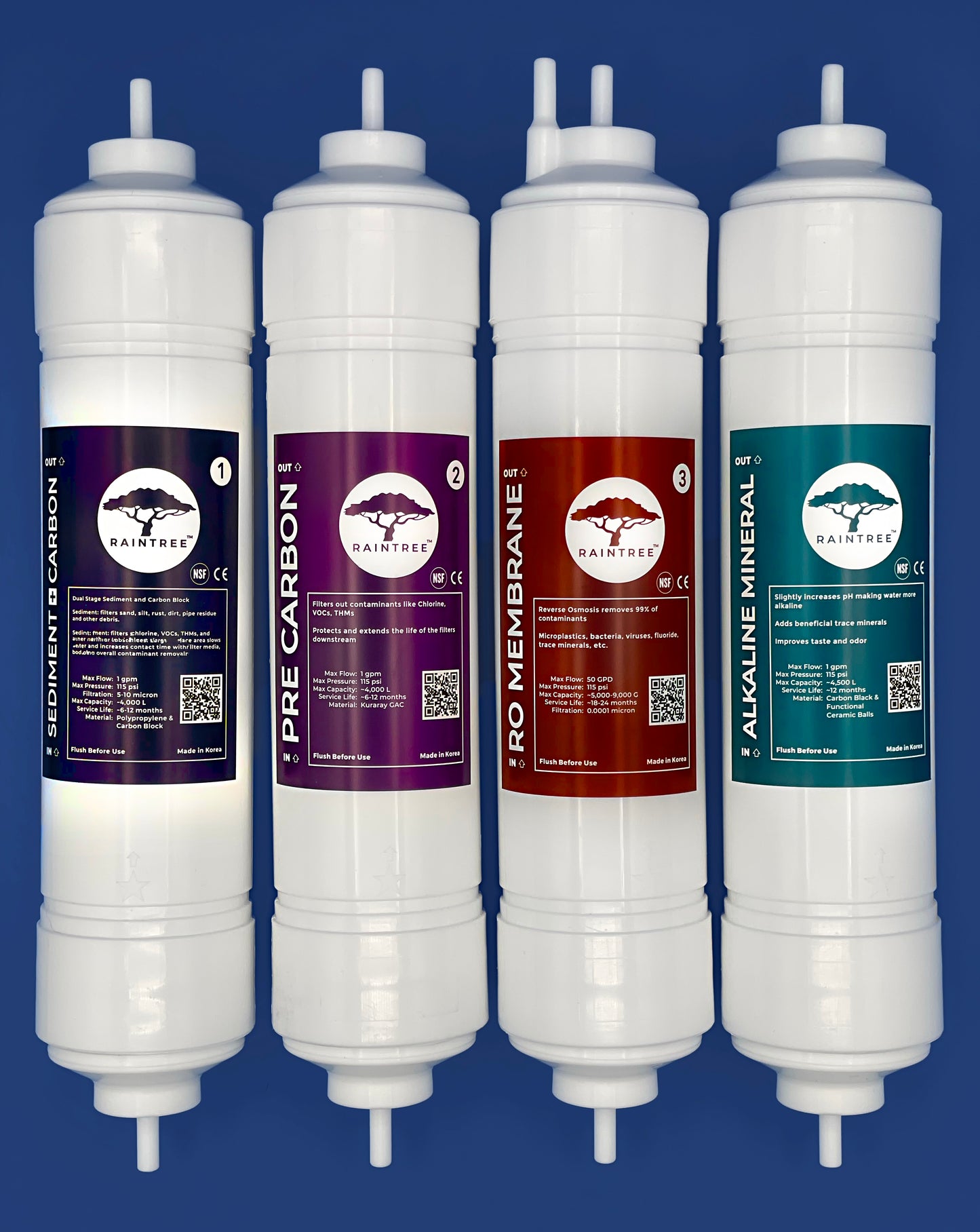 4 Filter Reverse Osmosis (RO) Set