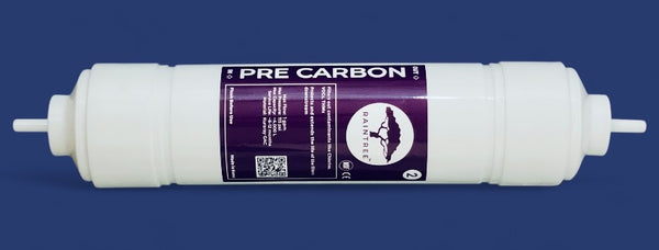 Pre Carbon GAC water filter. Used for water coolers and undersink water filtration systems.