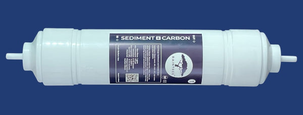 Raintree sediment + carbon block filter for water cooler and undersink water filtration systems